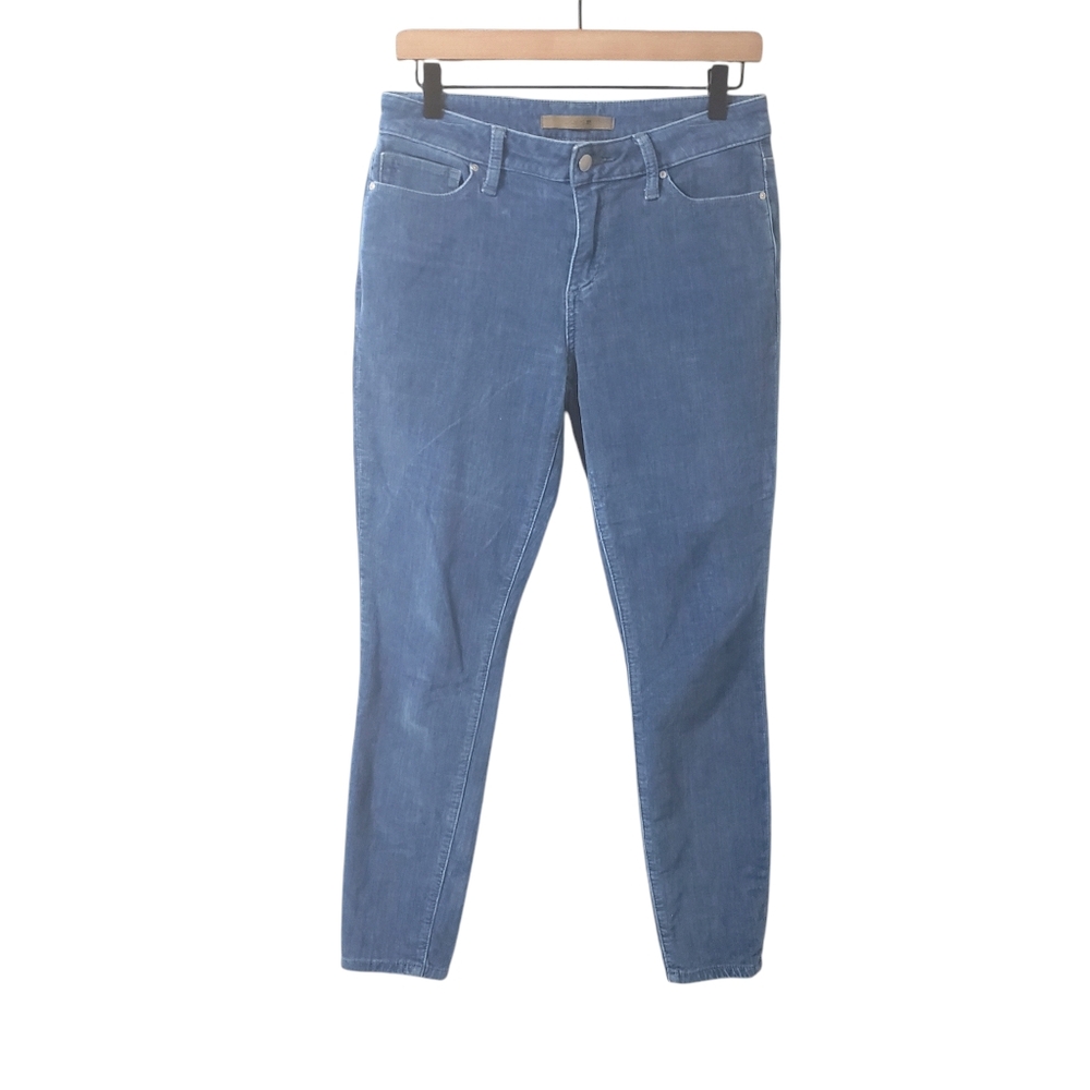 Joe's Jeans Charlie Velvet High Rise Skinny Jeans Blue‎ Sz 28